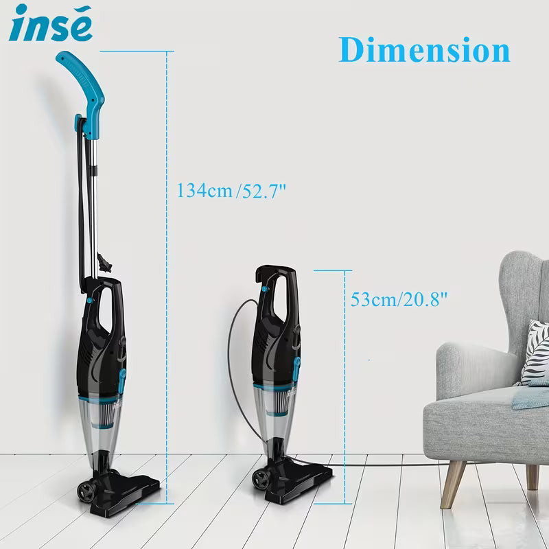 INSE R3s Corded Vacuum Cleaner, 400W High-performance Motor, 16KPa Strong Suction Power, 9 Different Combinations, Can Flexibly Clean Pet Hair, Dirt, And Dust