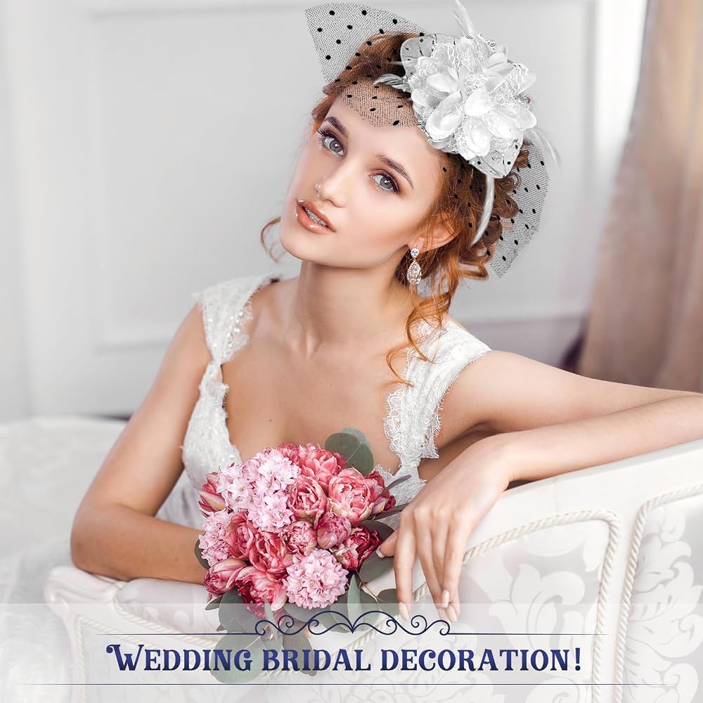 15pcs Women's Tea Party Fascinator Hats
