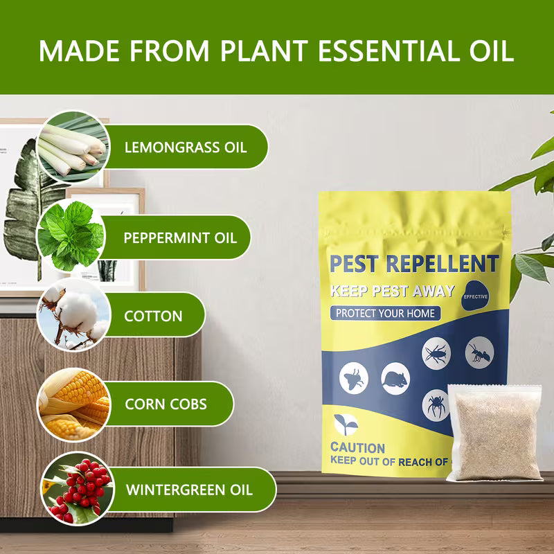Pest Control Ball Repellent,8/10 Pack, Rodent Repellent, Mouse Repellents, Peppermint Oil to Repel Mice and Rats, Rat Deterrent, Repel Mosquito, Roach, Ant, Rodent, Spider, Moths & Other Pest Repellent