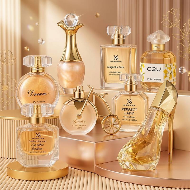 8-piece women’s luxury perfume gift set.
