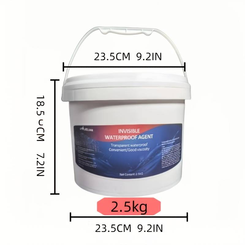 Transparent Adhesive Suitable for Sealing Roofs, Bathrooms, Kitchens, And Walls Without Harming Tiles, Ideal for Leak Repair (5.51LB)