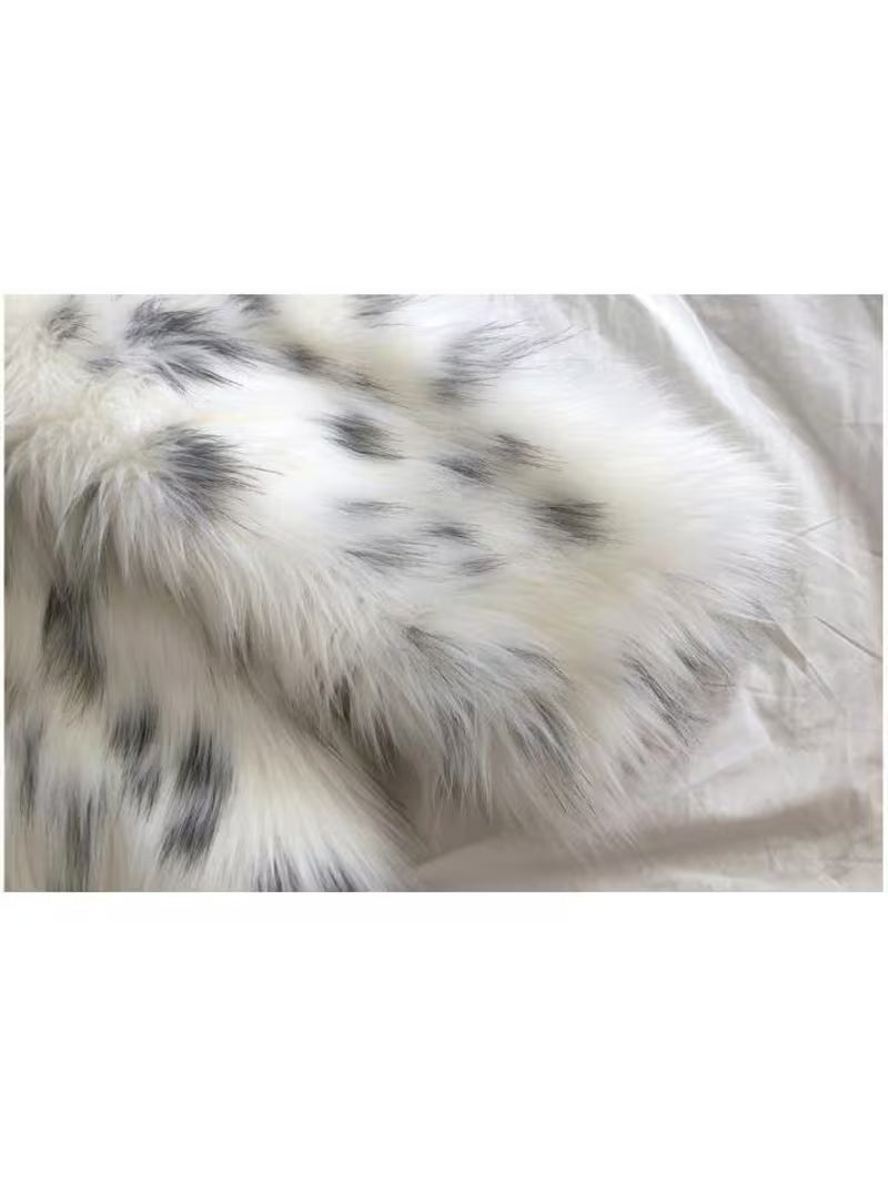 Women's Leopard Print Faux Fur Coat