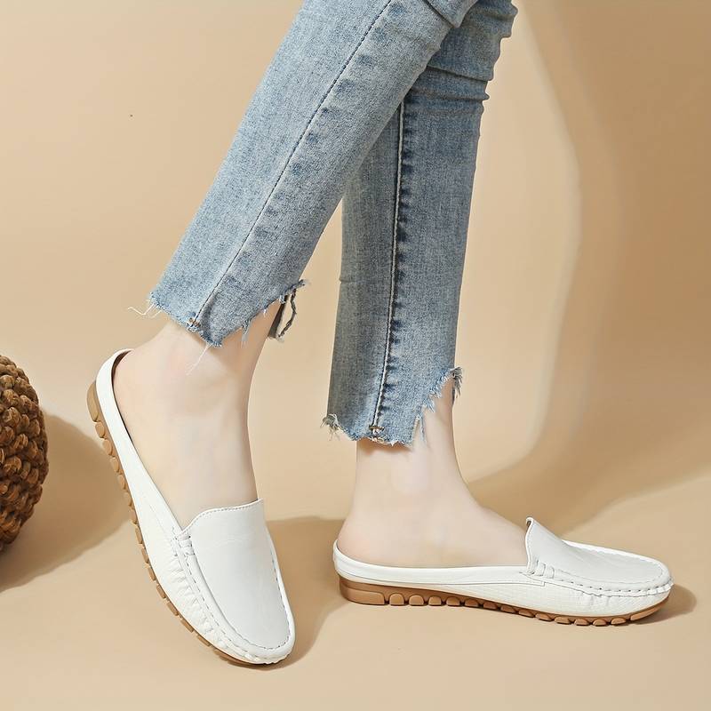 Women's Closed-Toe Slip-On Mule Loafers