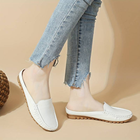 Women's Closed-Toe Slip-On Mule Loafers