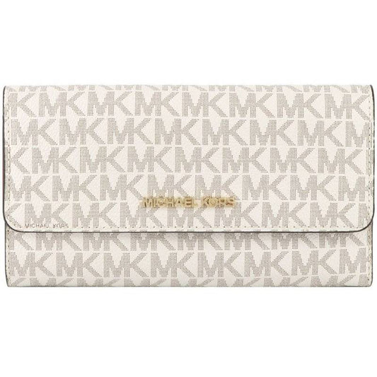 Michael Kors Jet Set leather trifold wallet.