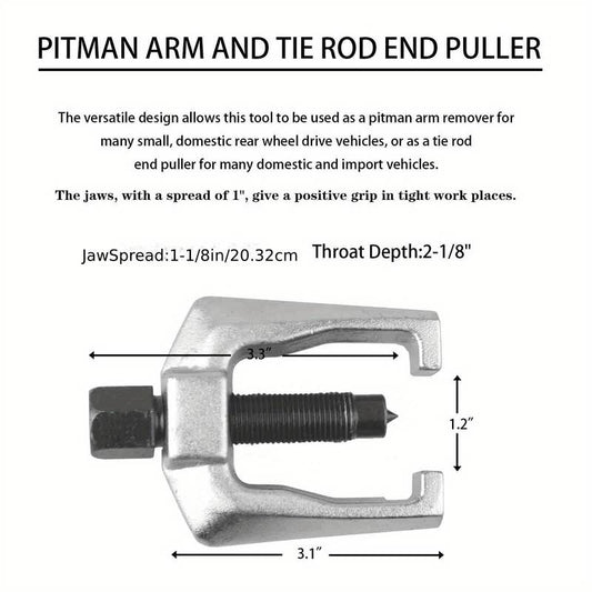 5pcs Front End Service Kit Pitman Arm Puller Ball Joint Tie Rod Removal Tool Kit