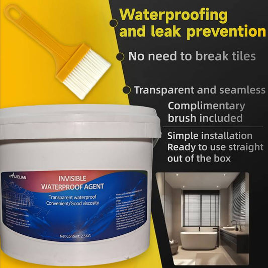 2500g Roof Waterproofing Wall Special Transparent Waterproofing Adhesive Roof Windows Water Leaks Leak Repair Wood Roof Tiles, Indoor Leakage, Outdoor, Waterproof And Weatherproof Multi-functional Glue Filler