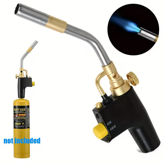 Trigger-Start Head, High Intensity Flame, Mapp/Propane Gas Kit with Instant On/Off Trigger for Light Welding, Soldering, Brazing, Heating, Thawing, And More