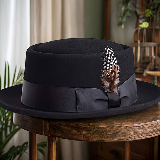 Cashmere Wool Felt Fedora Hat