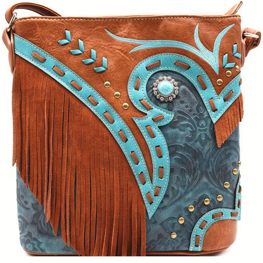 Women's Western Tassel Crossbody Bag