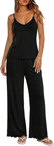6-piece satin shirt and long pants pajama set.