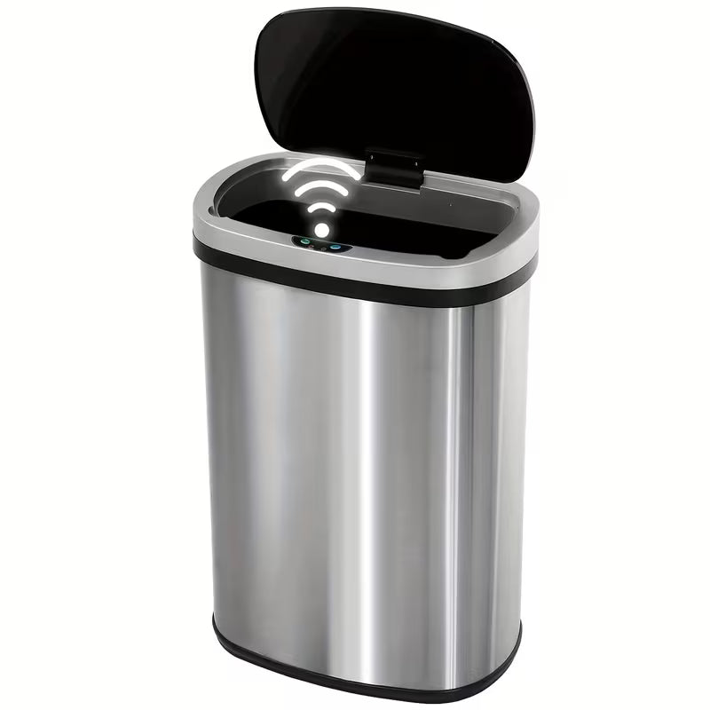 13 Gallon Trash Can Kitchen Waste Bin 50L, Automatic Garbage Can Touchless Motion Sensor, for Office Bedroom Living Room Trash Can