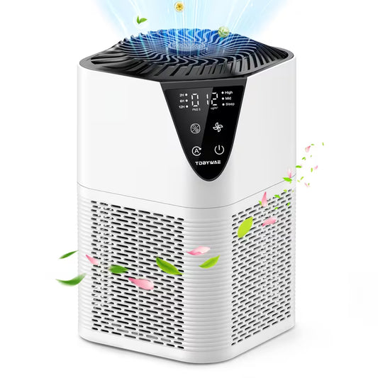 Air Purifiers for Large Rooms up to 1076 Sqft, H13 True HEPA Filter with Scented Sponge, 25dB Quiet Air Purifier for Bedrooms and Homes