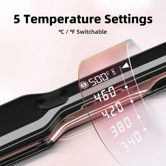 Hair Straightener Professional 500F High Temperature Hair Irons Plasma Keratin Hair Flat Iron for Frizzy Hair Recovers The Damage (2inch)