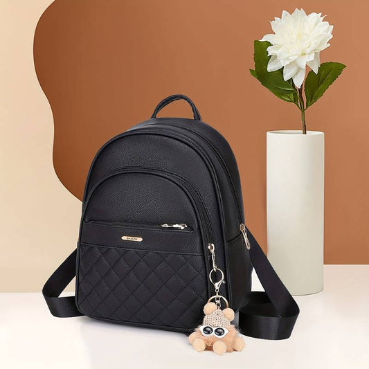 Women's PU Quilted Mini Backpack