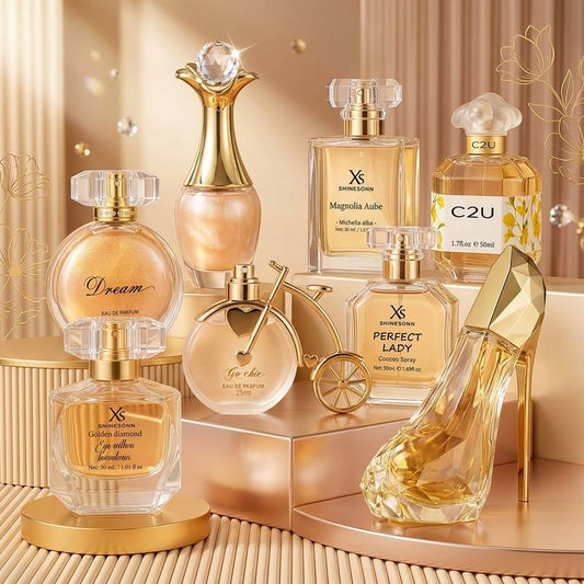 8-piece women’s luxury perfume gift set.