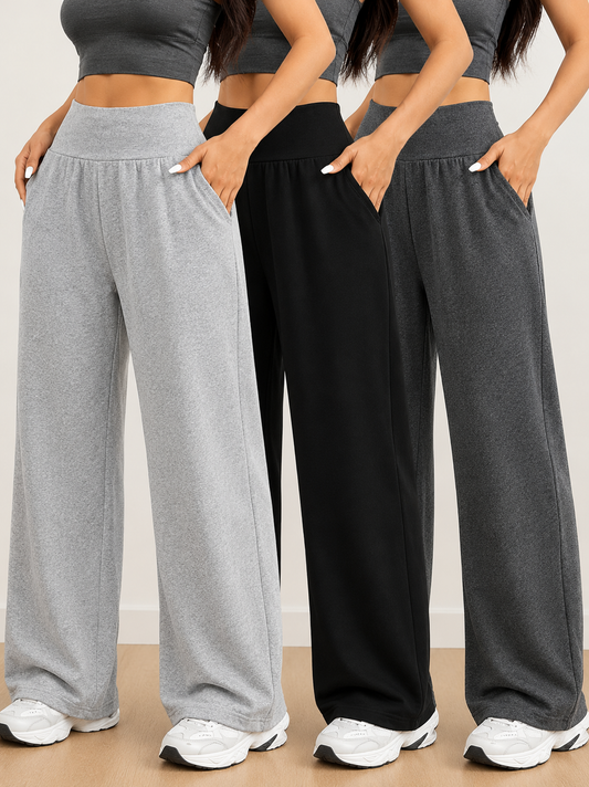 3-Pack Of Large Size Big Pocket Pants | Various Colors
