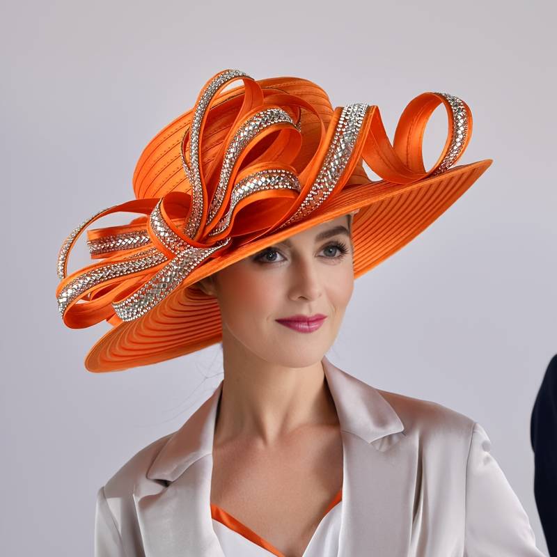 Women's Wide-Brim Church Hat