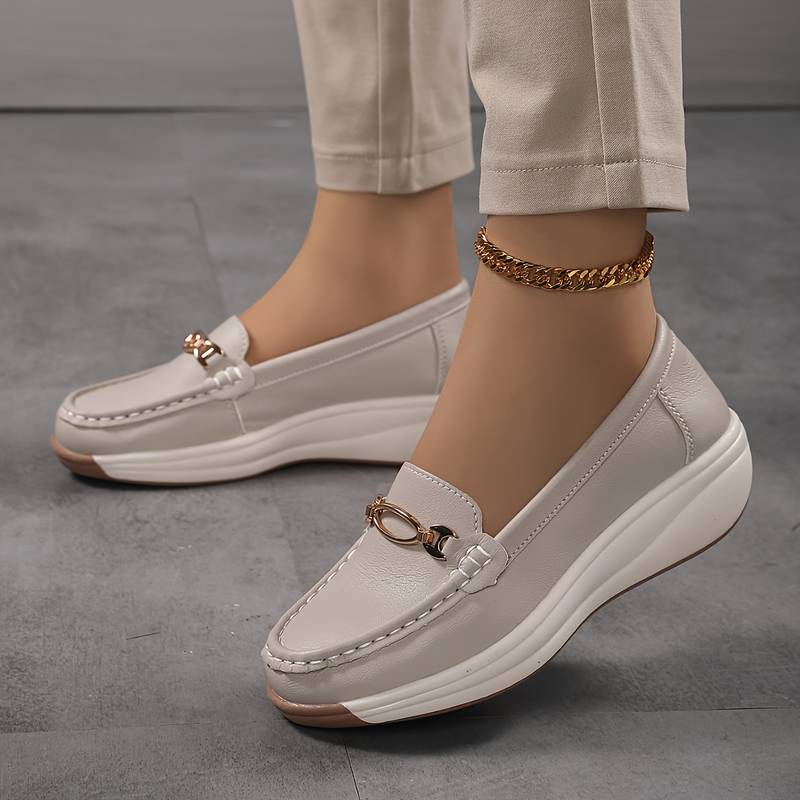 Women's French Style Thick-Soled Loafers