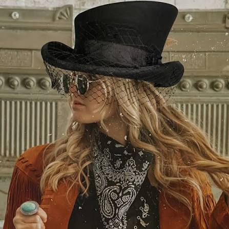Asymmetrical Cashmere Wool Felt Hat